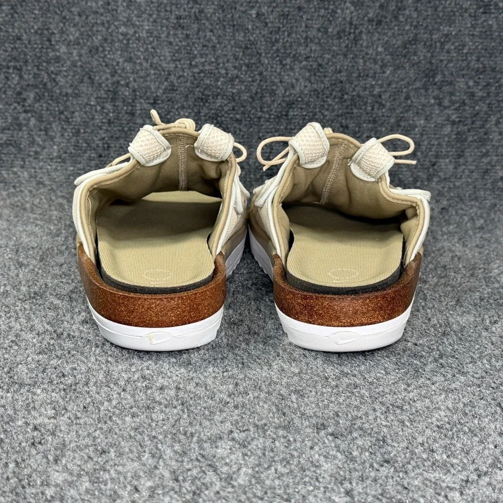 Nike Offline 2.0 Slide Sandal Men 9 Beige Khaki Athletic Retro Slip On Flip Flop